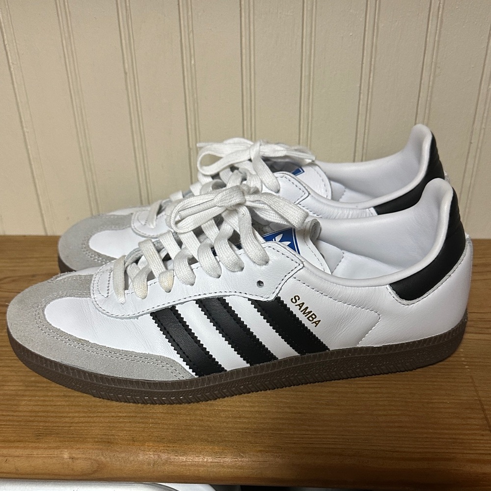 Adidas Samba Classic White and Black Shoes